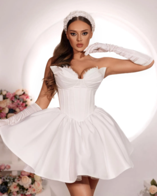 navy blue dress for baby girl Best Sweetheart-Mini-Wedding-Dresses - Buy Sweetheart-Mini-Wedding-Dresses  at Cheap Price from China main image 0