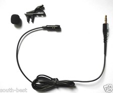 3.5mm JACK STEREO TIE CLIPS LAVALIER LAPEL MICROPHONE