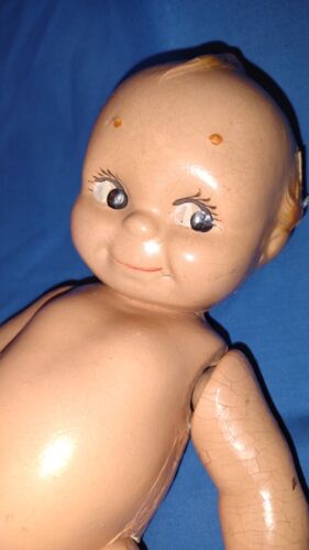 Muñeca vintage camafeo Kewpie 15 pulgadas 1967 vestido y ropa interior comp - Imagen 4 de 13