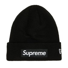 Supreme x New Era FW24 Box Logo Beanie Black
