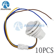 10PCS AC85V-265V PIR Infrared Ray Motion Sensor Light Switch Time Delay Detector