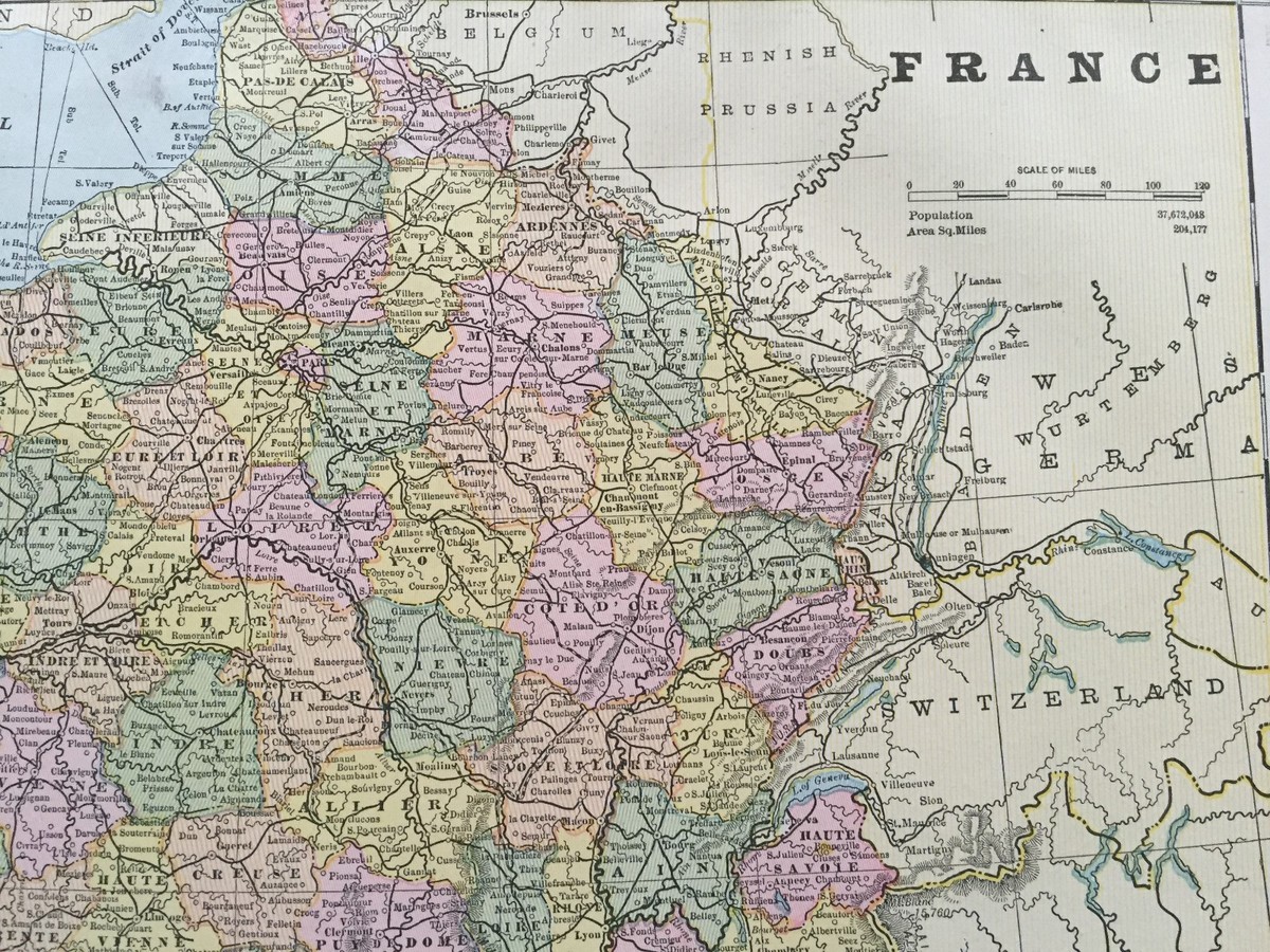 フランスアンティーク　MAP 71JvELZ9BSL._UF894,1000_QL80_.jpg