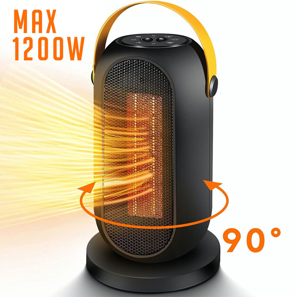 1200w Electric Space Heater Instant Heat 90°Oscillating PTC Ceramic 3 Modes  | eBay