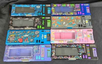SMIGGLE POP OUT TASCHENRECHNER FEDERMÄPPCHEN - BRANDNEU - MÄDCHEN ODER JUNGEN 26 X 9 X 3 CM