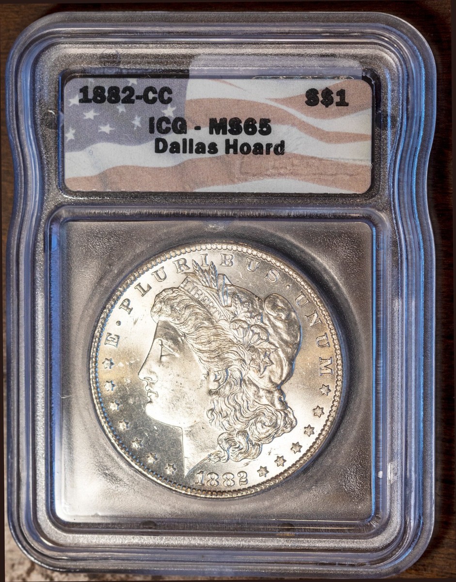 1882-CC $1 Silver Morgan Dollar MS 65 ICG # 7320305 + Bonus | eBay UK