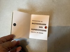 Dictionnaire des superstitions-De Chesnel-Robert Morel.E.O.