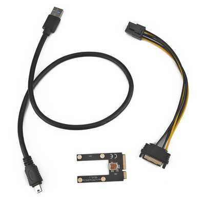 ADT-Link M.2 NVMe To PCIe 16x Riser X11050ti 1060ti 1080ti RX580 Scheda Grafica Extender M2 X16 PCI-e Per PC Mining Bitcoin BTC (25 Cm - Foto 9