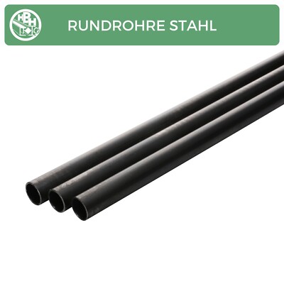 Rundrohr Rohr Stahl Schwarz Stahl Hohlprofile S235JR ST37 Unlegierter Baustahl 