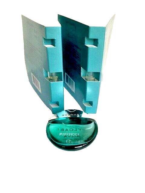 Bvlgari AQVA Pour Homme Marine Eau de Toilette 0,17 OZ y 2 frascos cardados Foto 4 de 4