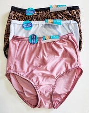 3 Vanity Fair Illumination Brief Panty Multi 13109 Sz 6/M - NWT