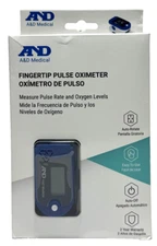 A&D Medical Fingertip Pulse Oximeter Measures Oxygen Levels in your Blood Cells