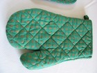 JFS 2pc Christmas holiday multicolor kitchen oven mitt & potholder set — photo 4