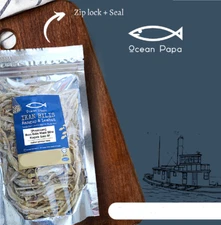 Premium Blue Eye Dried Anchovies (Peeled) Crispy & Tender| High Protein Omega 3
