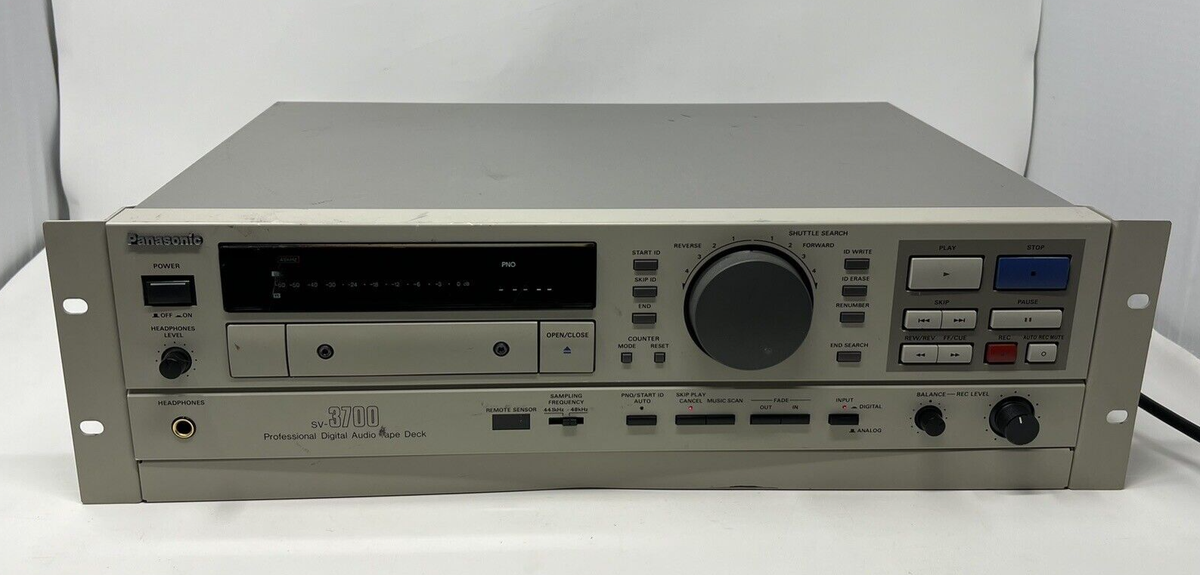 Panasonic SV-3700 ~ Digital Audio Tape Player/Recorder Deck