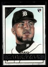 2020 Topps Gallery #42 Dario Agrazal Rookie Card Detroit Tigers