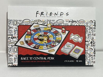 Friends TV-Serie Race To Central Vorteil Quiz Brettspiel komplett Warner Bros 