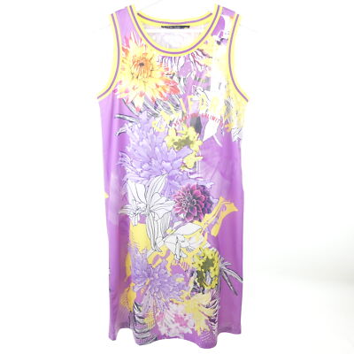 Marc Aurel dress dress shift dress floral pattern purple colorful size 38