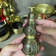 Buddha Feng Shui Copper Gossip Gourd Pure Copper Crafts Town House Buddhism