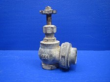 Antique GEE. Type Standard Manual Angle Globe Valve 1''