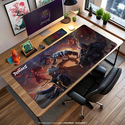 Marvel Rivals Desk Mat - Venom, Storm, Iron Man Gaming Mouse Pad