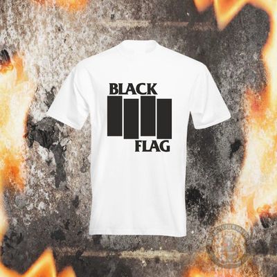 BLACK FLAG LOGO FLEX T-SHIRT (5 Farben, Größen S-5XL)