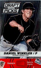 2013 Prizm Perennial Draft Picks #19 Daniel Winkler Rockies Baseball Card