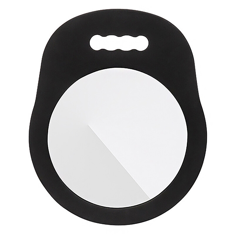 Foam Handheld Hairdressing Mirror Foam Round Rectangular Hairdressing