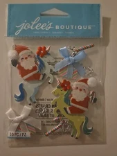 Jolee's Boutique Santa & Unicorns  Scrapbooking Stickers
