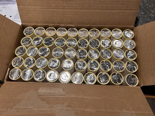 2023-D NEW BEAUTIFUL UNCIRCULATED KENNEDY HALF DOLLAR ROLL   20 COINS