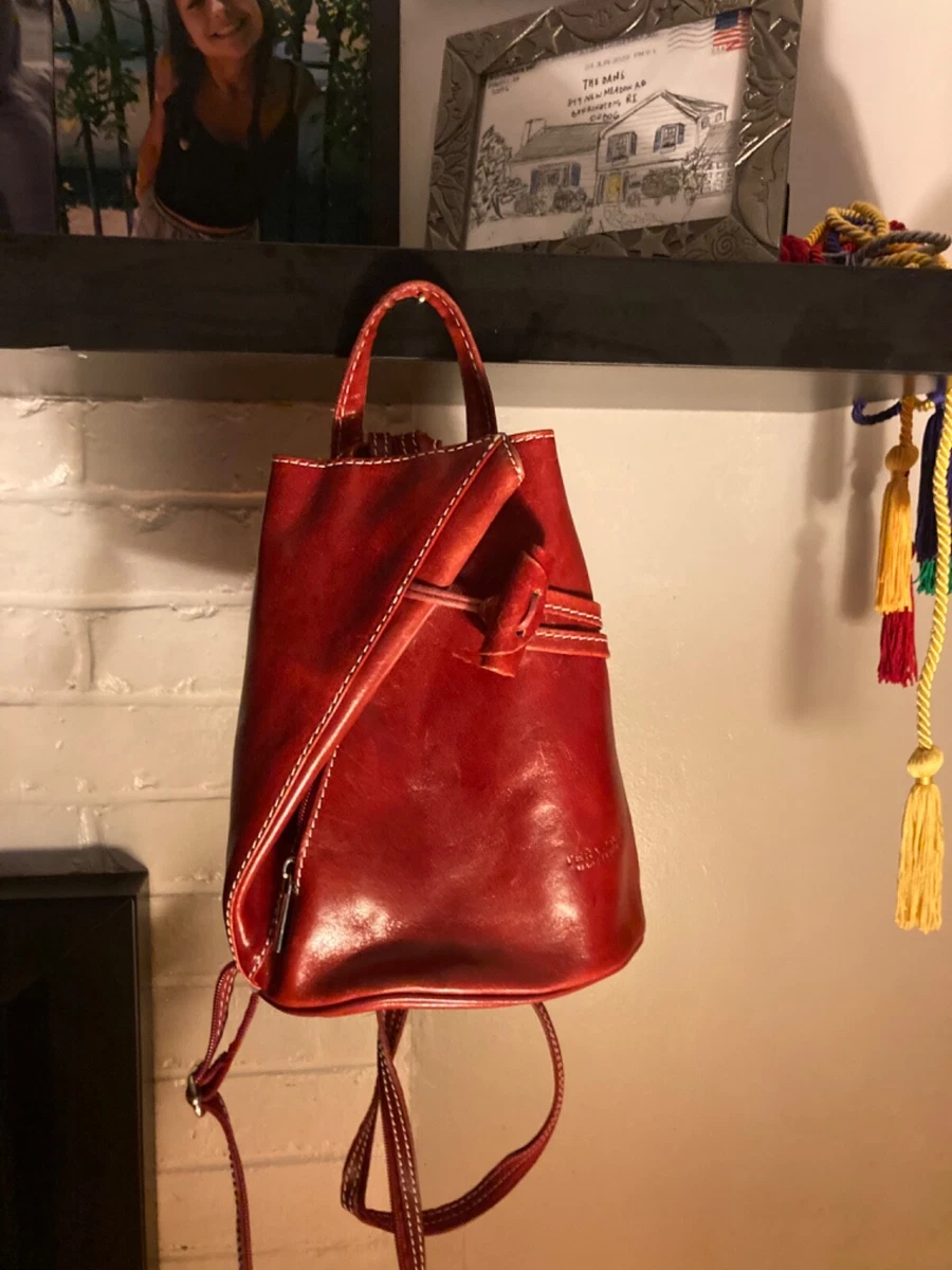 Italian Leather Backpack Vera Pelle