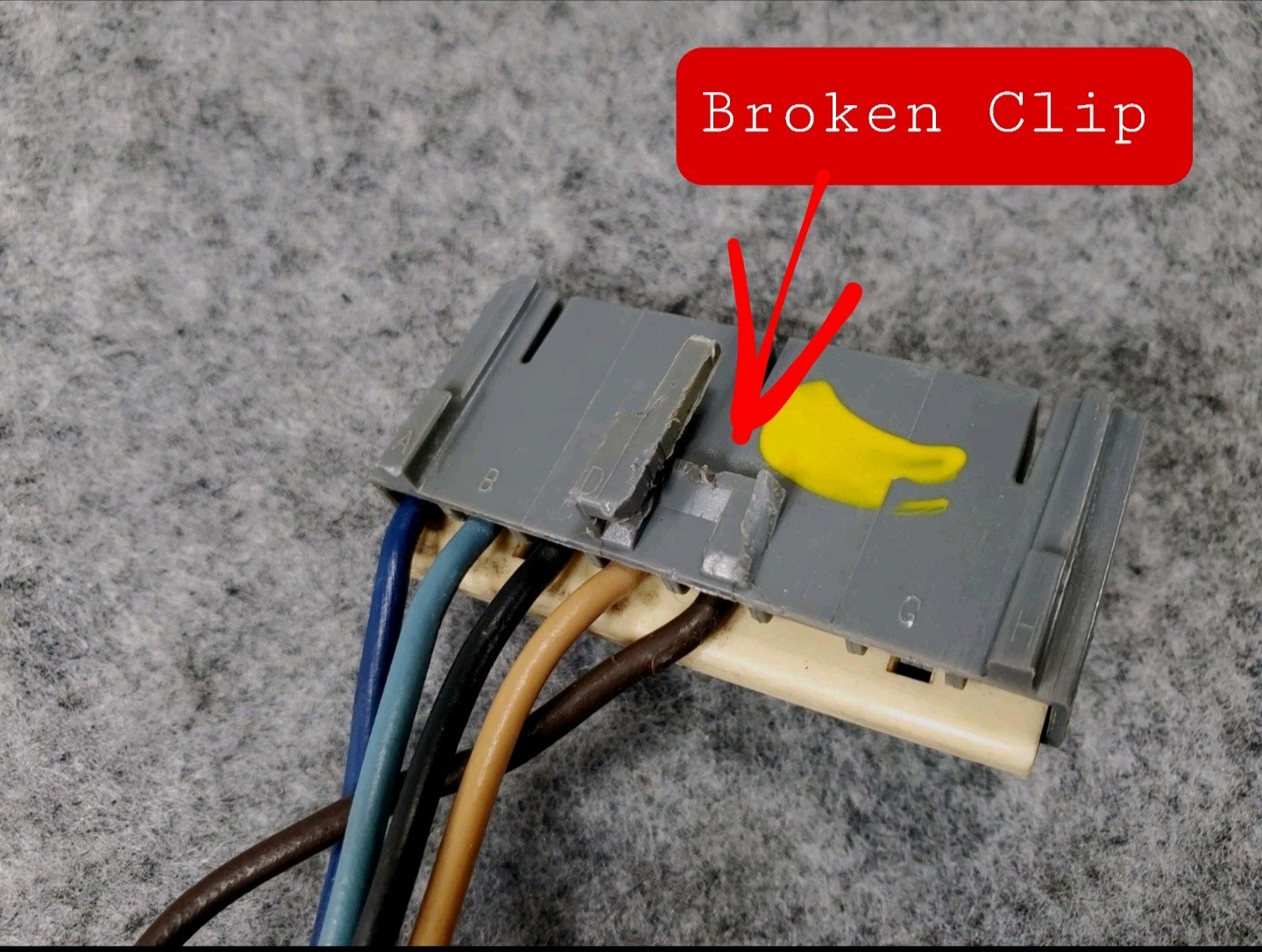 1995-1999 Chevy Silverado CK 1500 2DOOR Master Window Switch Connector Plug Wire