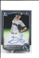 GRIFFIN HUGUS 2025 BOWMAN CHROME DRAFT AUTOGRAPHED 1ST CARD