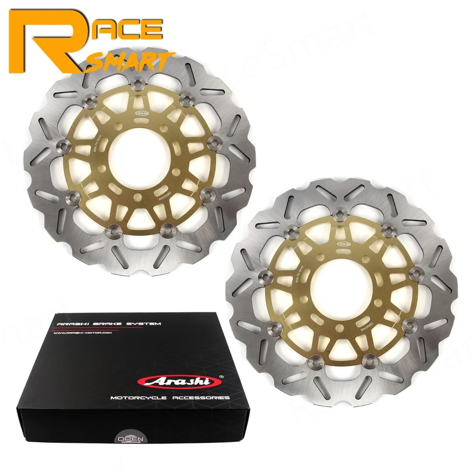 Rotores de freno delanteros para Kawasaki Ninja 650R 06-16 ZX6R 2005-2016 ZX10R 2004-2007 Foto 2 de 4