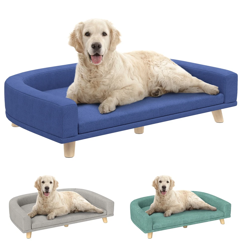 PawHut Dog Sofa Couch with Washable Cushion for Large Dogs, Cats