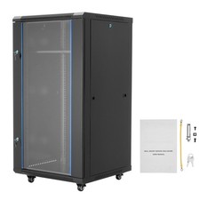 22U Network Cabinet Wall Mount, 23.6 in Depth, 300 lbs Max Load Capacity Server