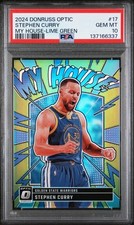 Stephen Curry 2024 Optic My House Lime Green 74/199 PSA 10 #17