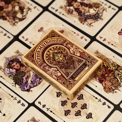 VERMILION COLLECTION Greek Mythology Playing Cards - Silver Key Society - Keyhole Collection