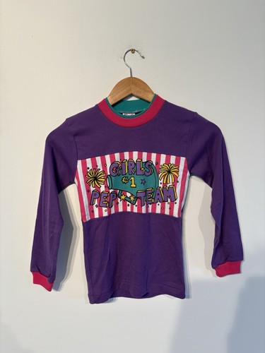 Vintage Girls Long Sleeve “pep-team” Size 6x