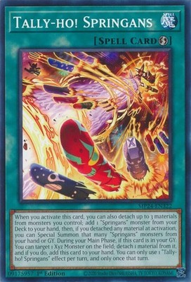 Yugioh! Tally-ho! Springans - MP24-EN322 - Common - 1st Edition Near Mint, Engli