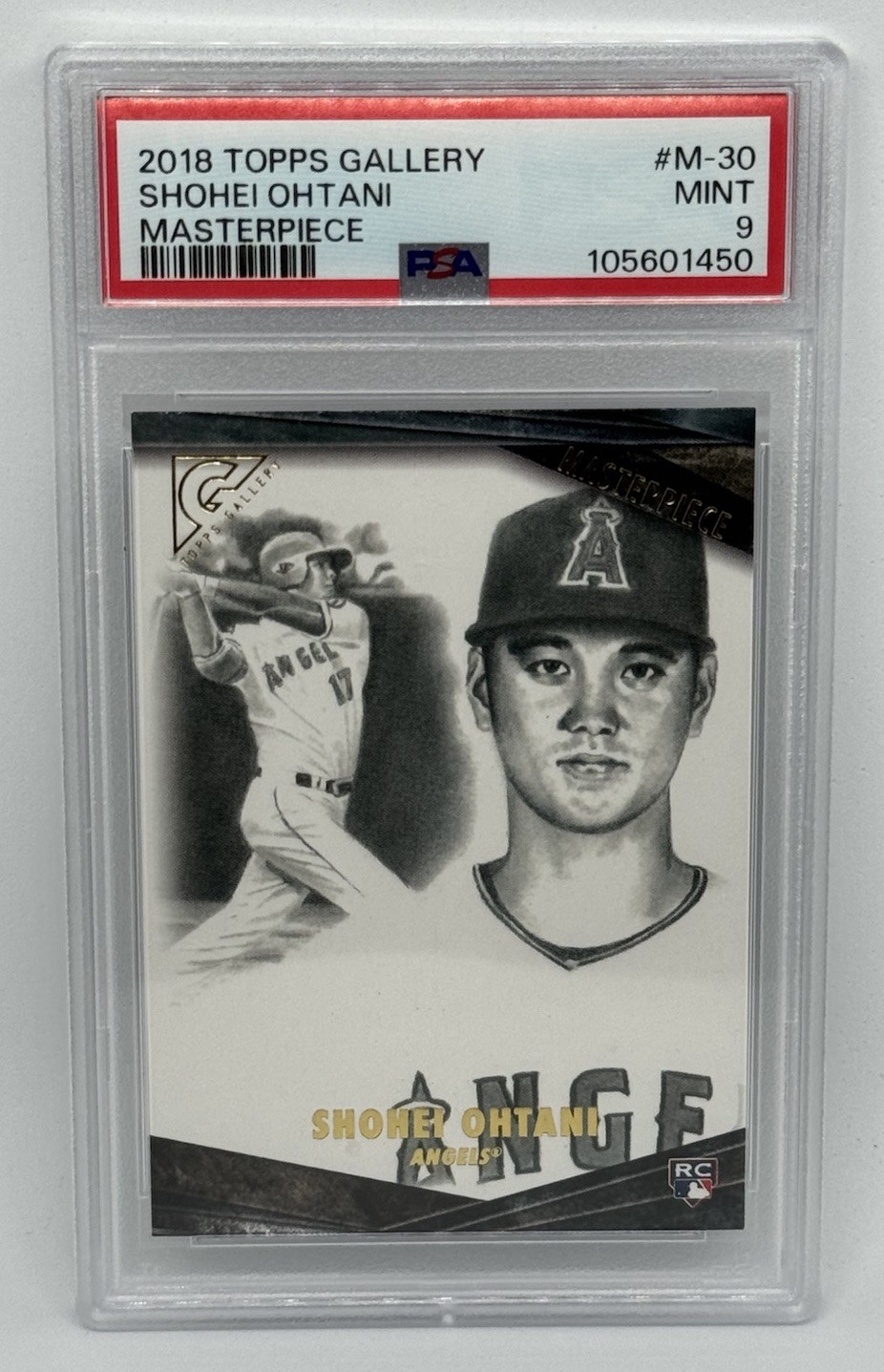 2018 Topps Gallery Masterpiece Shohei Ohtani PSA 9 #M-30