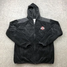 Ohio State Buckeyes Jacket Mens Large Hooded Fleece NCAA Football J America