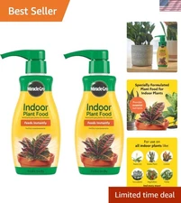 Liquid Plant Food for Indoor Plants - 2-Pack (8 oz. Each) for Vibrant Growth