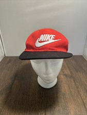 Nike Original Child Hat Red Sports Swoosh Adjustable Snapback  