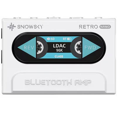 FiiO Snowsky RETRO NANO Portable Bluetooth Amplifier White FIO-SSRETRONANO-W