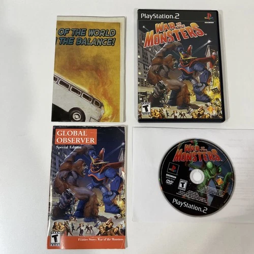 War of the Monsters (Sony PlayStation 2, 2003) CIB - Mint Condition