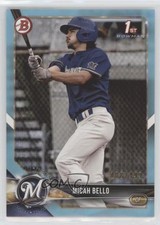 2018 Bowman Draft Sky Blue 108/499 Micah Bello #BD-111 0l2