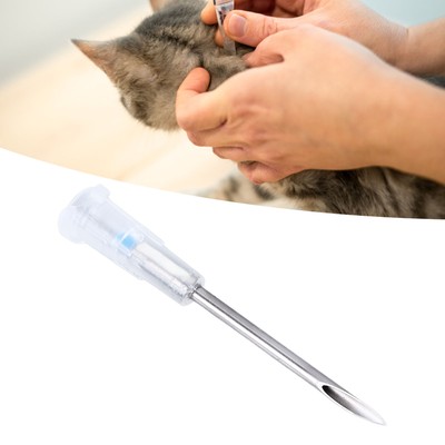 Animal Microchip With Single Needle 2.12 X 12mm Universal Pet Microchip Tag F CB