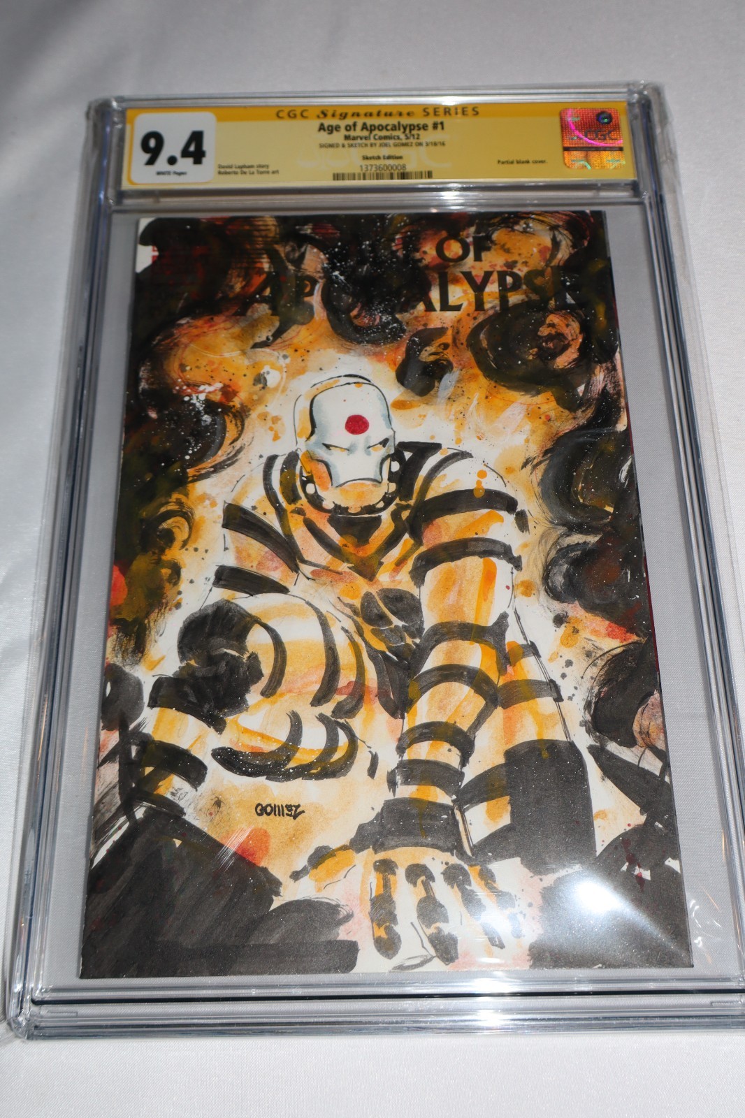 CGC SS 9.4 Age of Apocalypse 1 boceto original arte cómico único en su clase X-Men Sunfire RARO