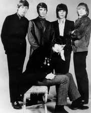 English rock roll band Yardbirds c 1967 Standing Chris Dreja Jim Mc- Old Photo