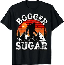 Funny Humor Nose Nachos Sasquatch Yeti Booger Sugar T-Shirt Bigfoot Nose Nachos